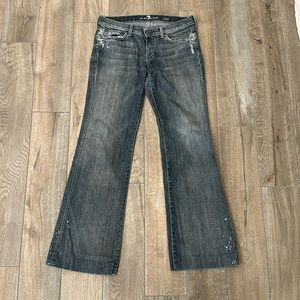 Distressed Seven for All Mankind (7) Jeans - Dojo fit